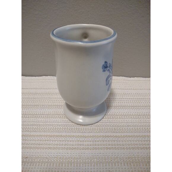 Pfaltzgraff Yorktown pattern stoneware footed pedestal latte coffee mug - Picture 5 of 7